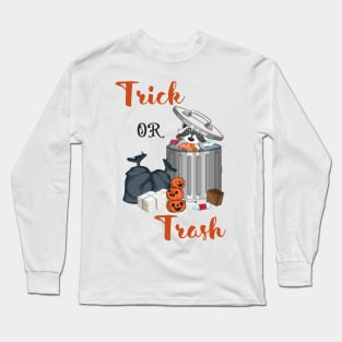 Trick or Trash - Raccoon Long Sleeve T-Shirt